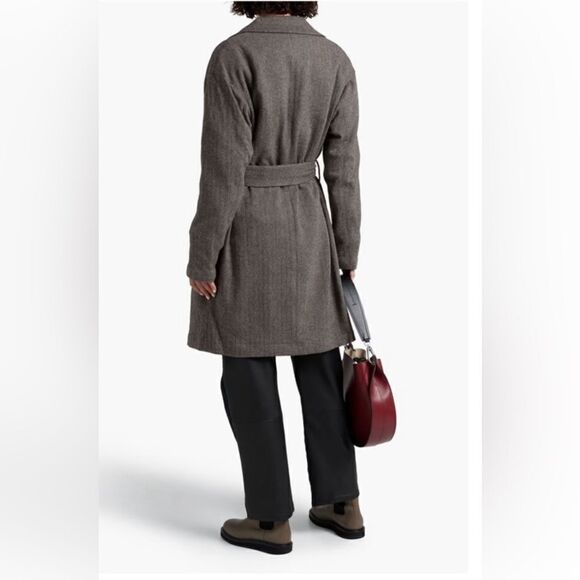 Rag & Bone Sven Herringbone Belted Coat brand new with tags retails $795 - Picture 6 of 13